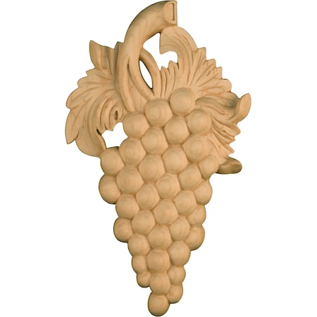 Osborne Wood Products 7 3/4 x 5 x 5/8 Grape Cluster in Knotty Pine 7505P